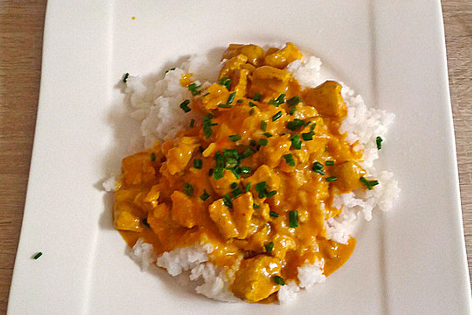 Curry-Geschnetzeltes