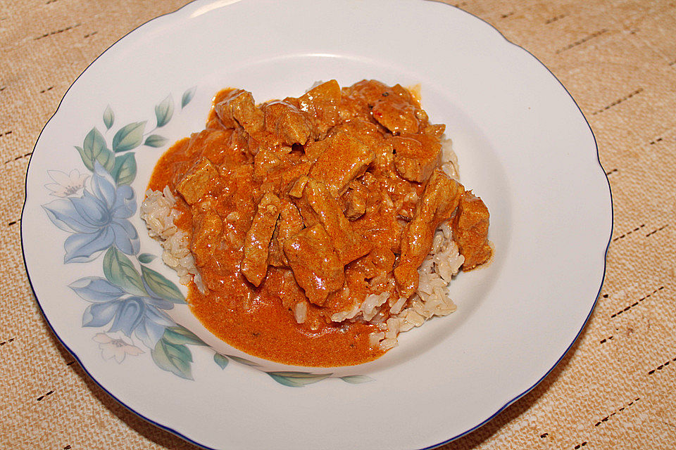 Curry-Geschnetzeltes