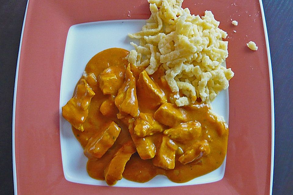 Curry-Geschnetzeltes