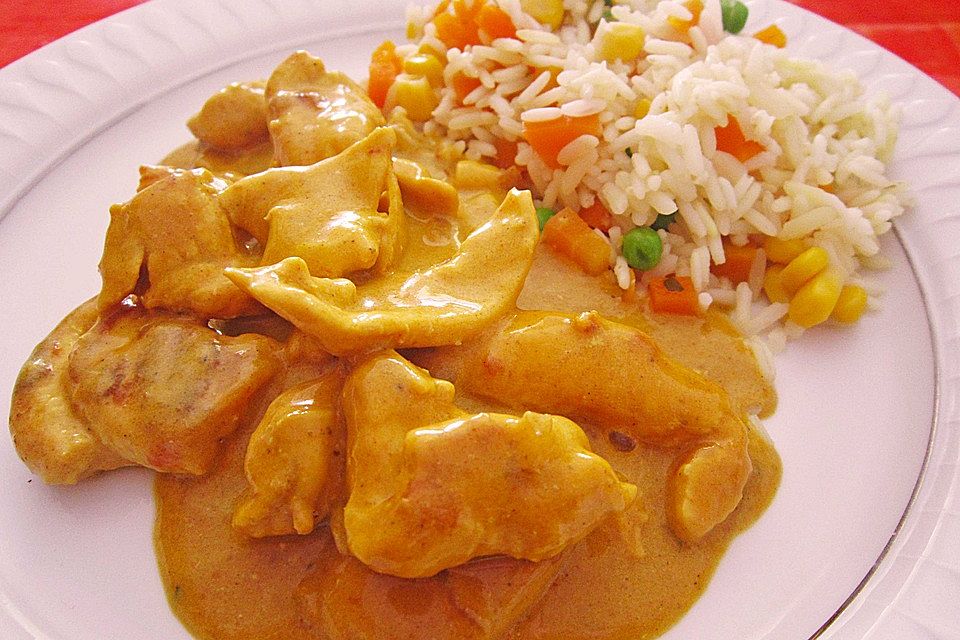 Curry-Geschnetzeltes