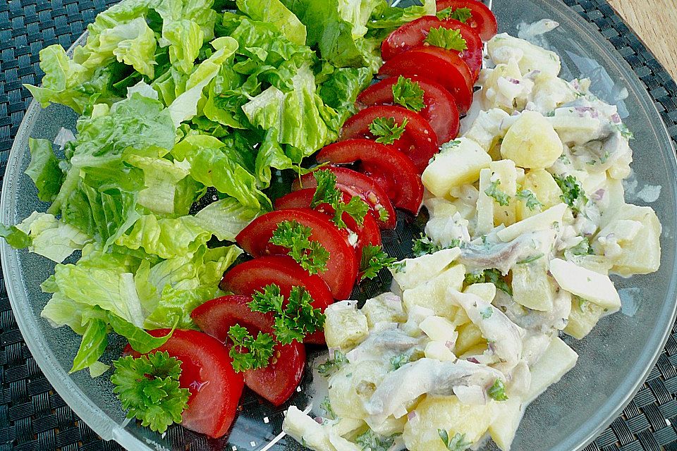 Kartoffelsalat mit Matjes