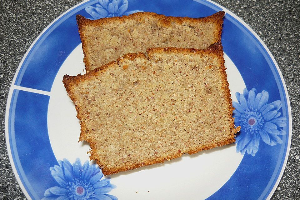 Karibisches Bananenbrot oder Bananenkuchen