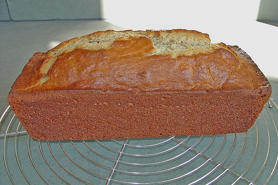 Karibisches Bananenbrot oder Bananenkuchen