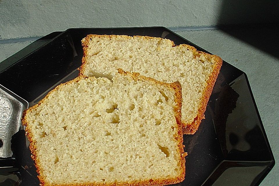 Karibisches Bananenbrot oder Bananenkuchen