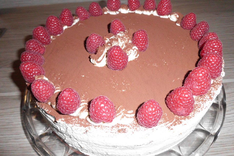 Tiramisu-Himbeer Kuchen