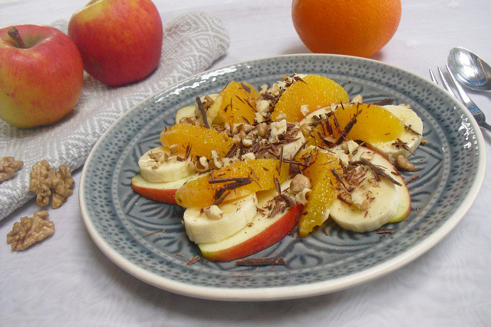 Winterlicher Obstsalat