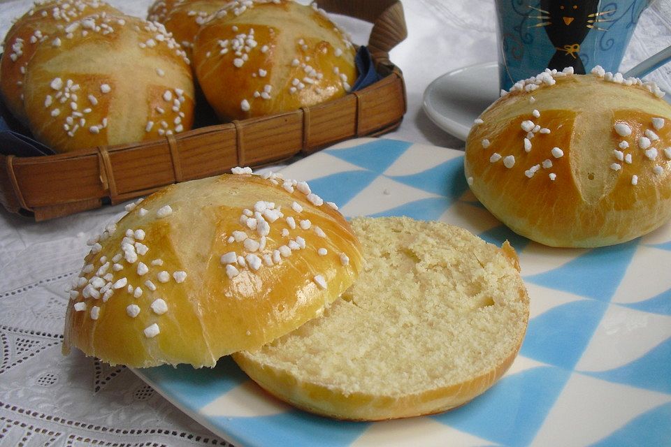 Süße Frühstücksbrötchen