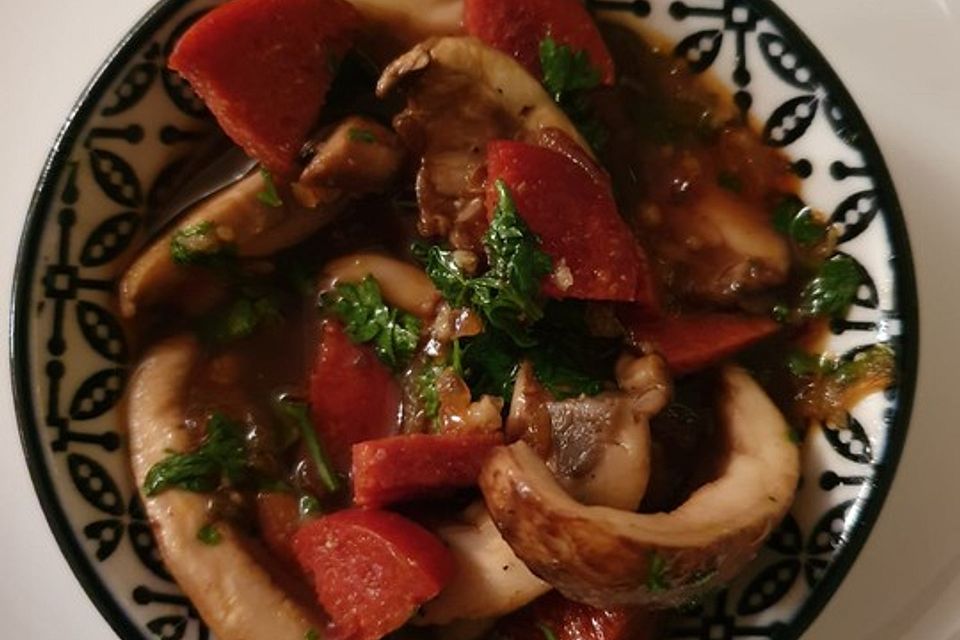 Champignons con Chorizo