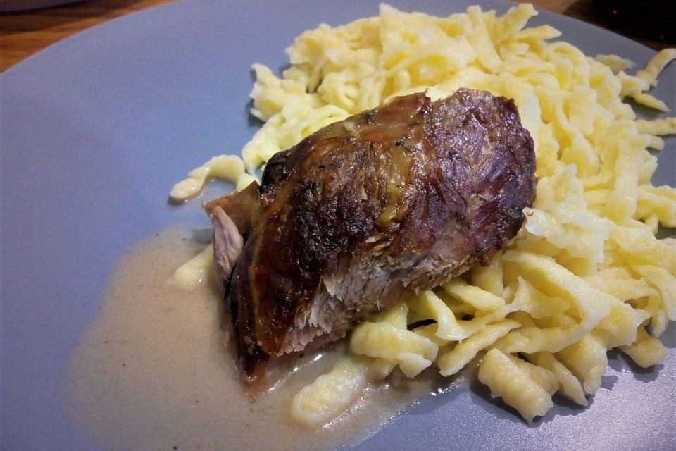 Lammbraten aus der Keule