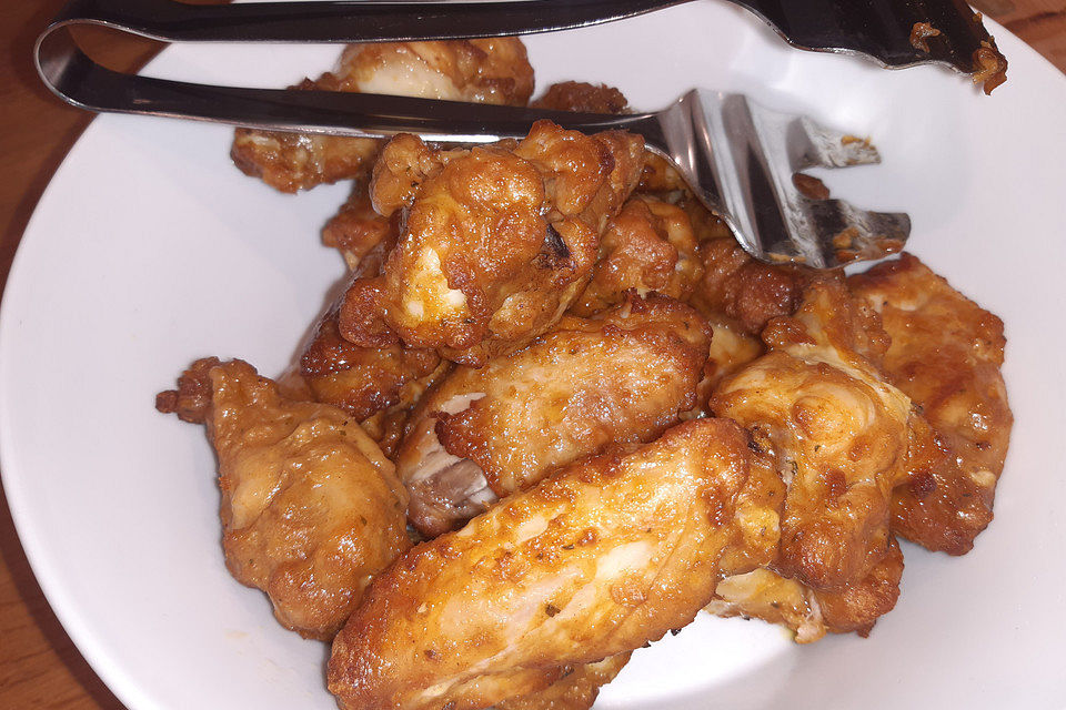 Chickenwings mit Barbecuesauce