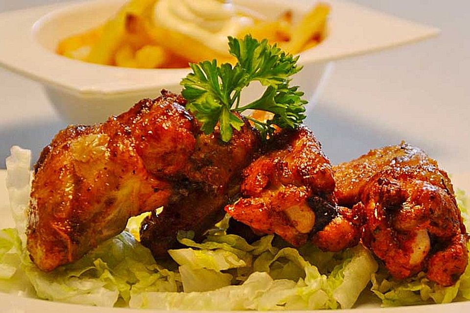 Chickenwings mit Barbecuesauce