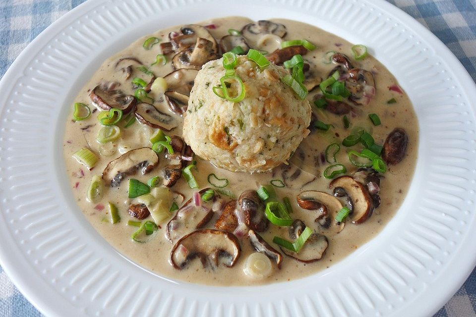 Champignon-Sahne-Soße