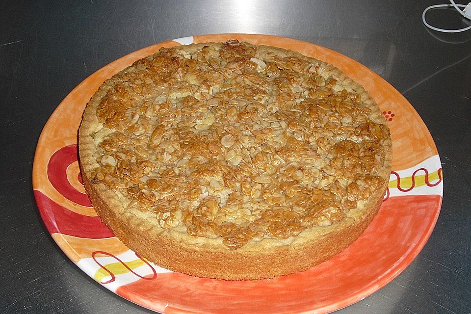 Apfelkuchen mit Mandelkruste