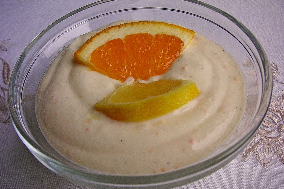 Orangen-Zitronen-Creme