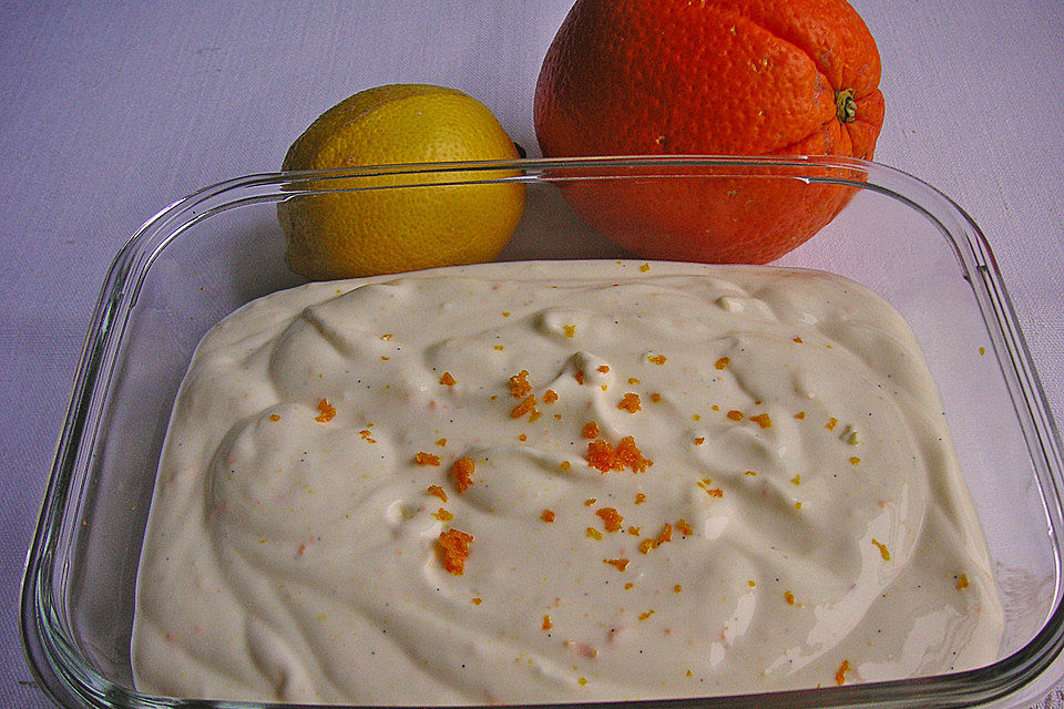 Orangen-Zitronen-Creme