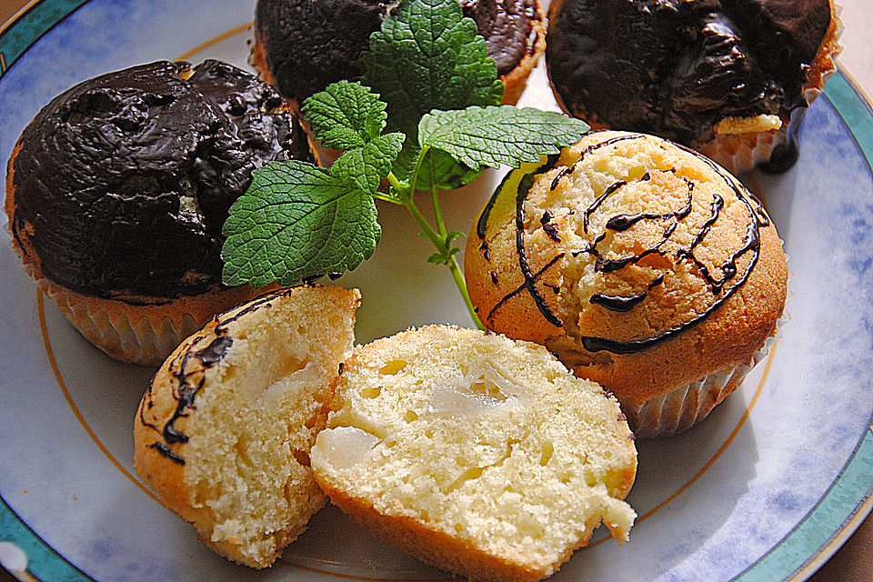 Birne Helene-Muffins