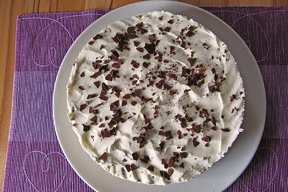 Stracciatella-Kirschtorte