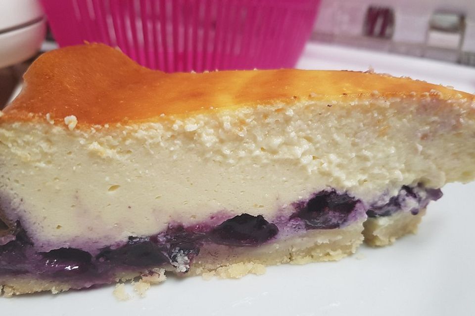 Käse-Blaubeer-Kuchen