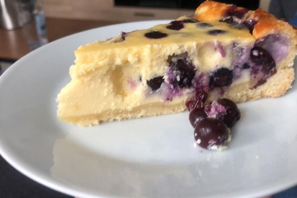 Käse-Blaubeer-Kuchen