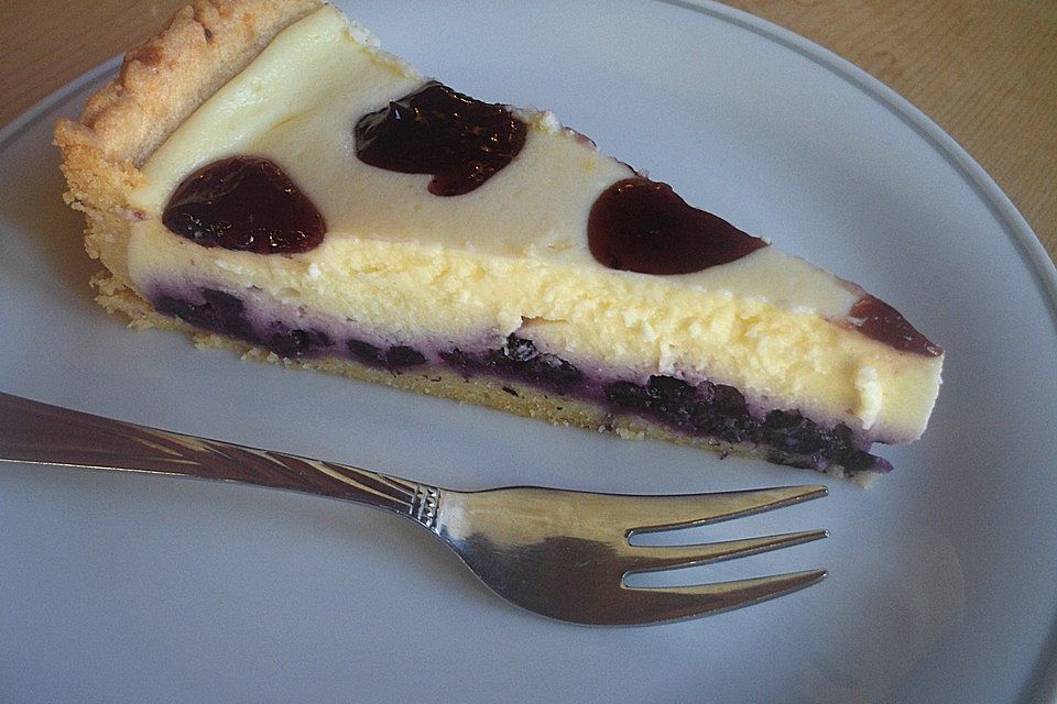 Käse-Blaubeer-Kuchen