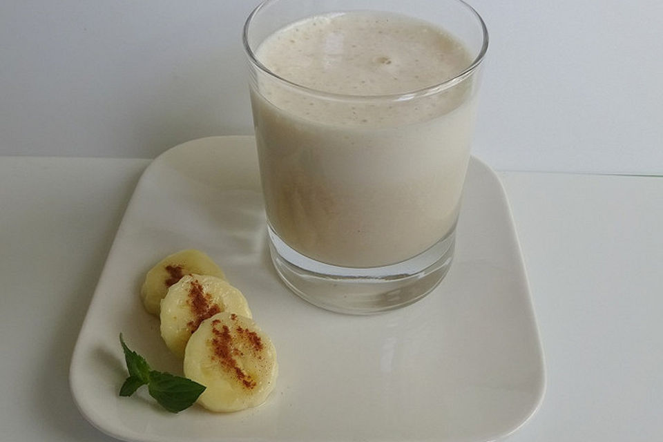 Laktosefreie Bananenmilch