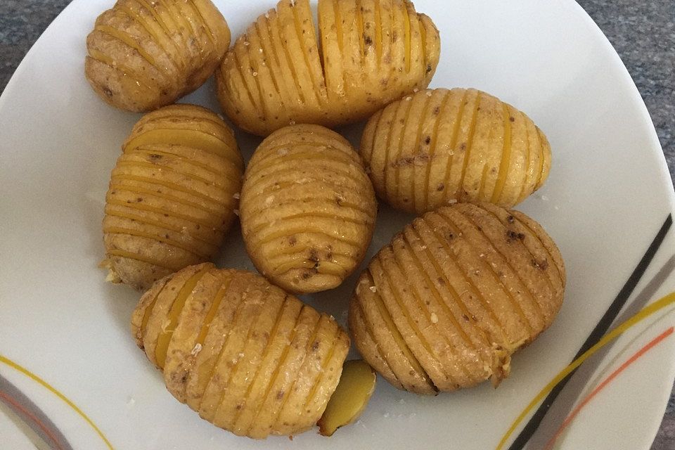 Hasselback-Kartoffeln