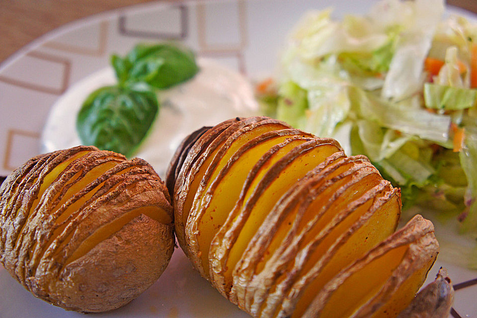 Hasselback-Kartoffeln