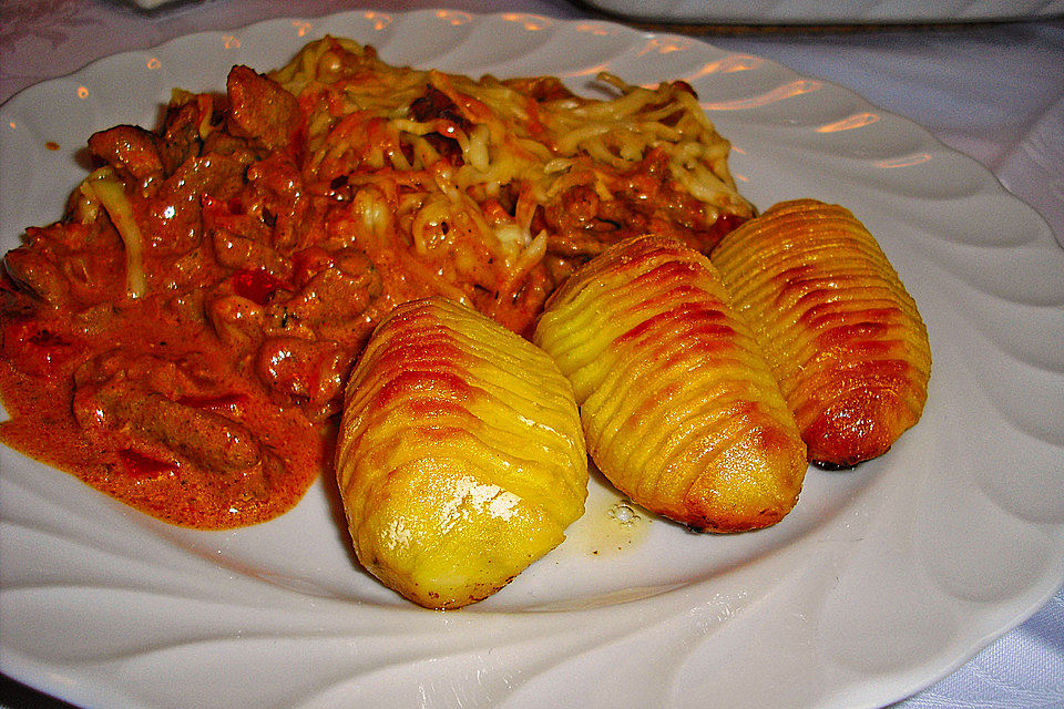 Hasselback-Kartoffeln