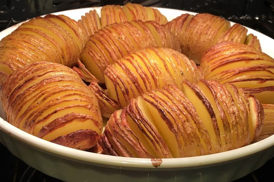 Hasselback-Kartoffeln