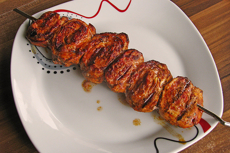 Hummels Schnitzel-Grillspieße