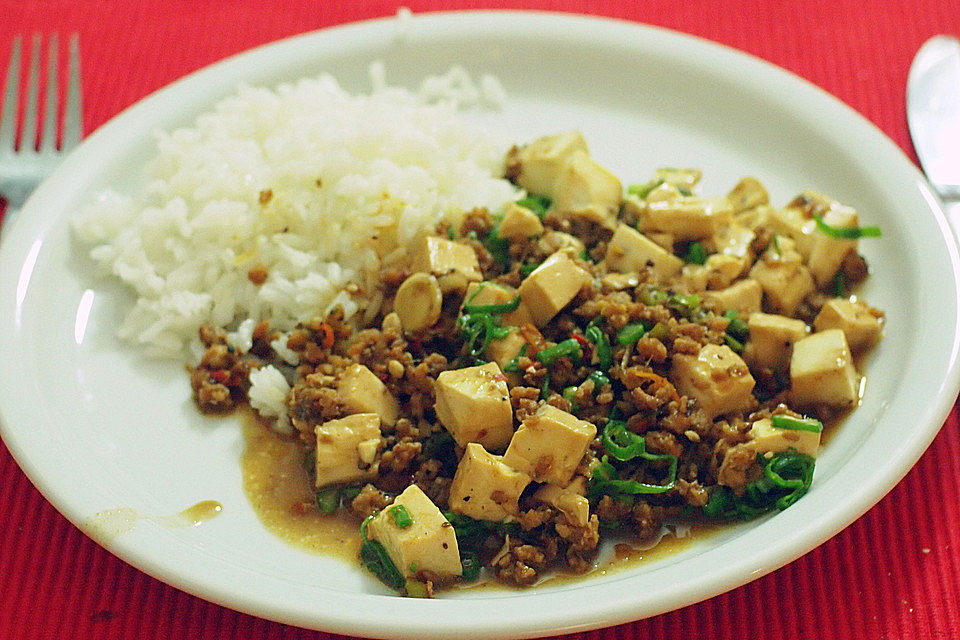 Mapo Doufu vegetarisch