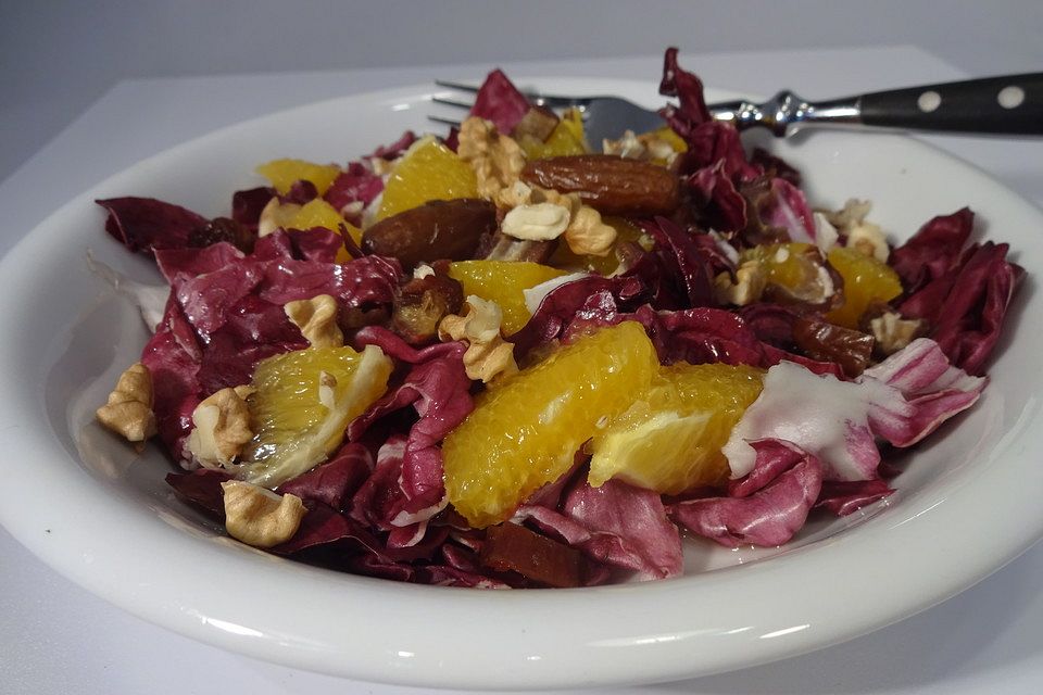 Radicchio-Orangen-Salat