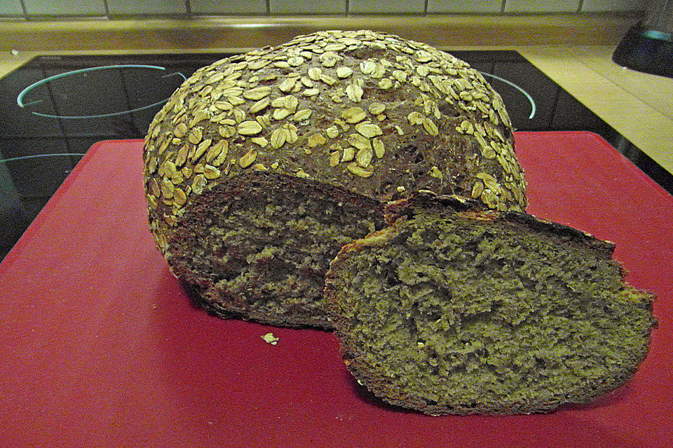 Mischbrot ohne Sauerteig