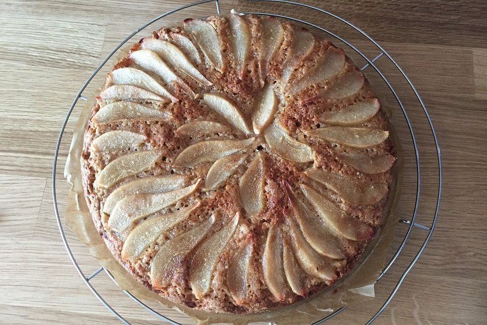 Nuss-Apfel Kuchen vegan