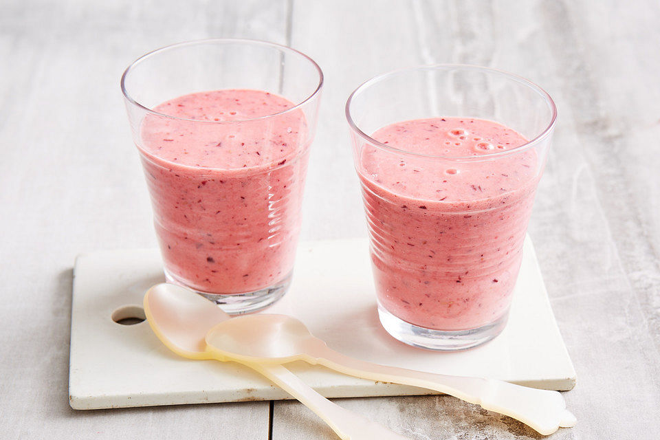 Himbeeren-Cranberry-Smoothie