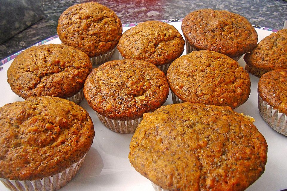 Mohn - Mandel Muffins