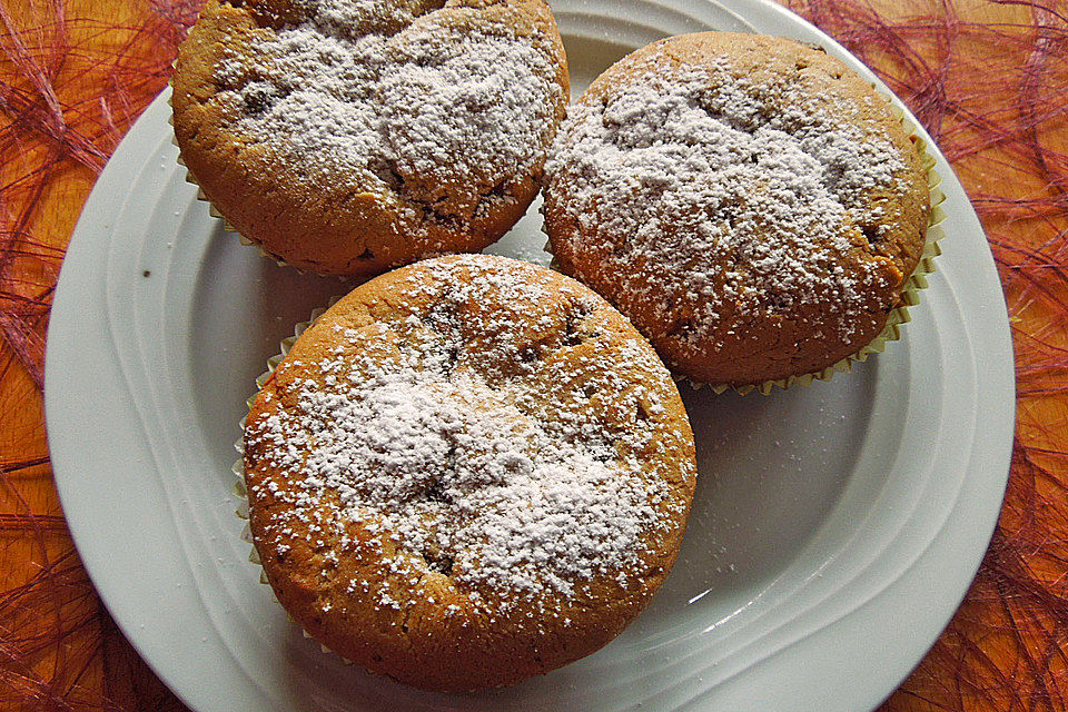 Schoko-Bananen Muffins