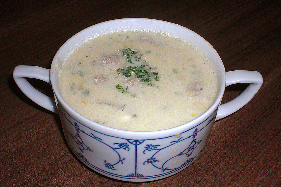 Leichte Kohlrabi-Lauch-Suppe