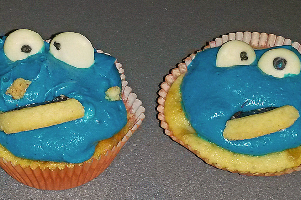 Krümelmonster Cupcakes