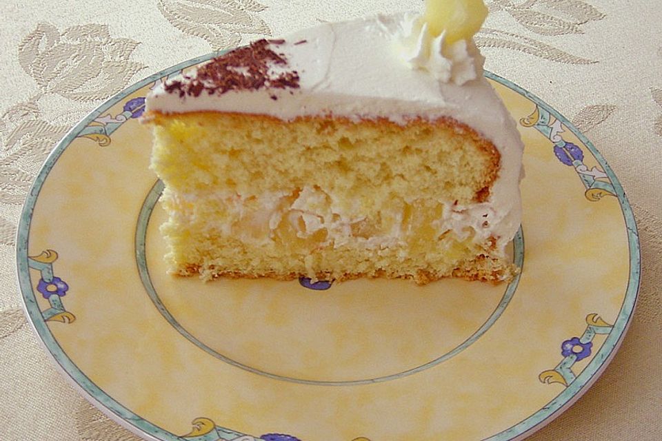 Ananas - Sahne - Torte