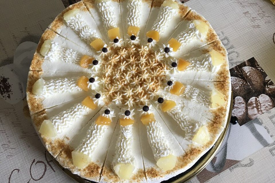 Ananas - Sahne - Torte