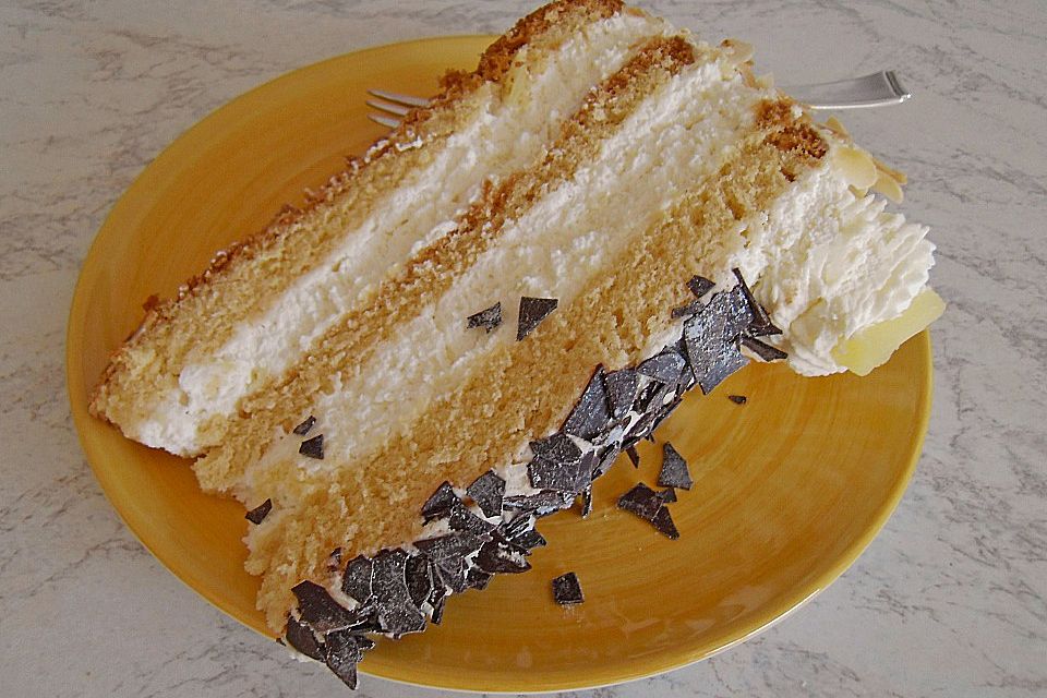 Ananas - Sahne - Torte