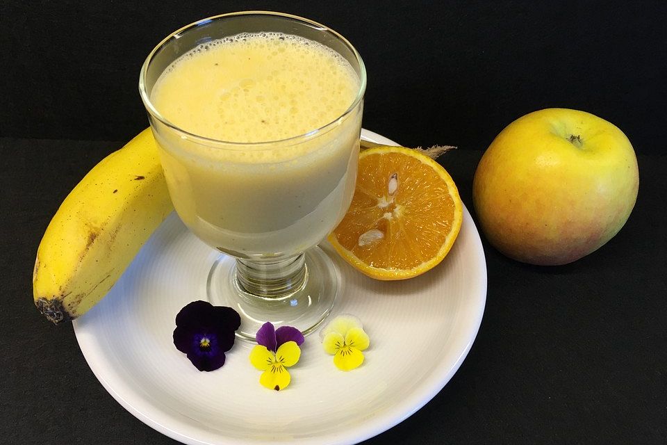 Apfel-Bananen Smoothie