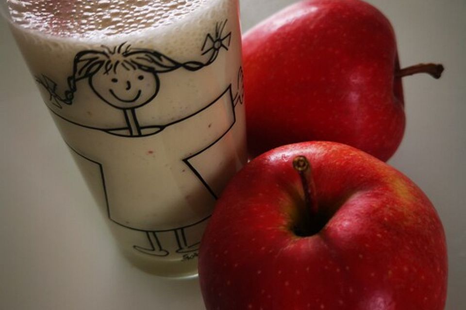 Apfel-Bananen Smoothie