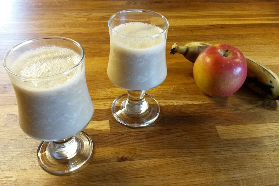 Apfel-Bananen Smoothie