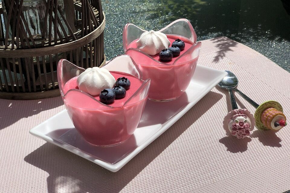 Ribisel-Panna Cotta