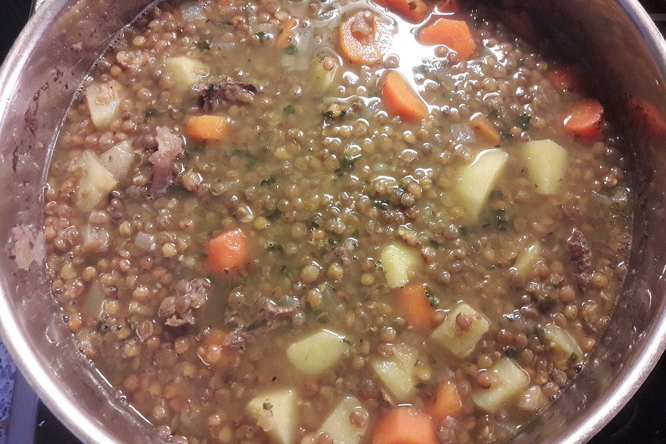 Linsensuppe