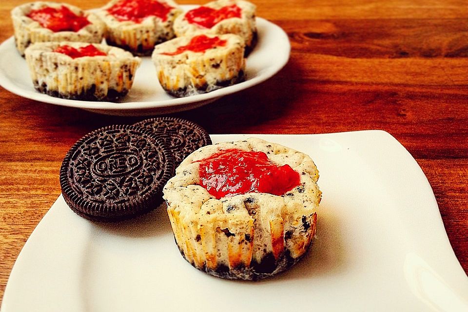 Mini Oreo Cheesecakes