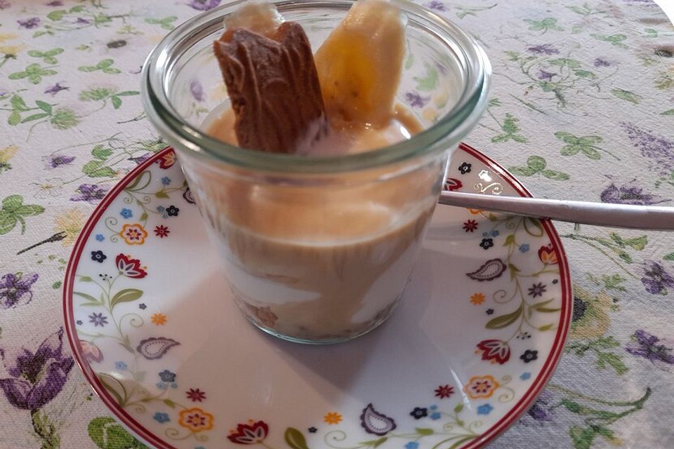 Bananen-Karamell Dessert