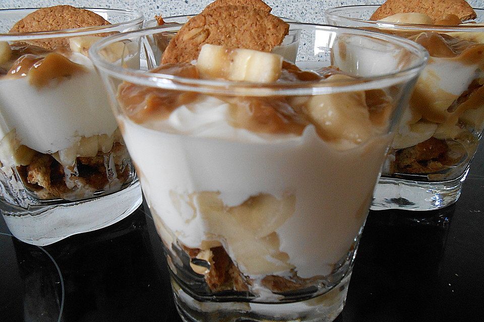 Bananen-Karamell Dessert